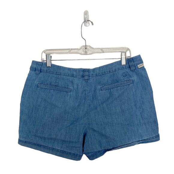 Magellan Outdoors Chambray Happy Camper Shorts Sz 14 - Picture 6 of 8